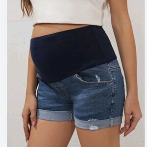 OLD NAVY MATERNITY JEAN SHORTS